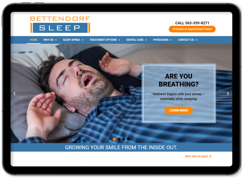 Bettendorf Sleep- Client web Image